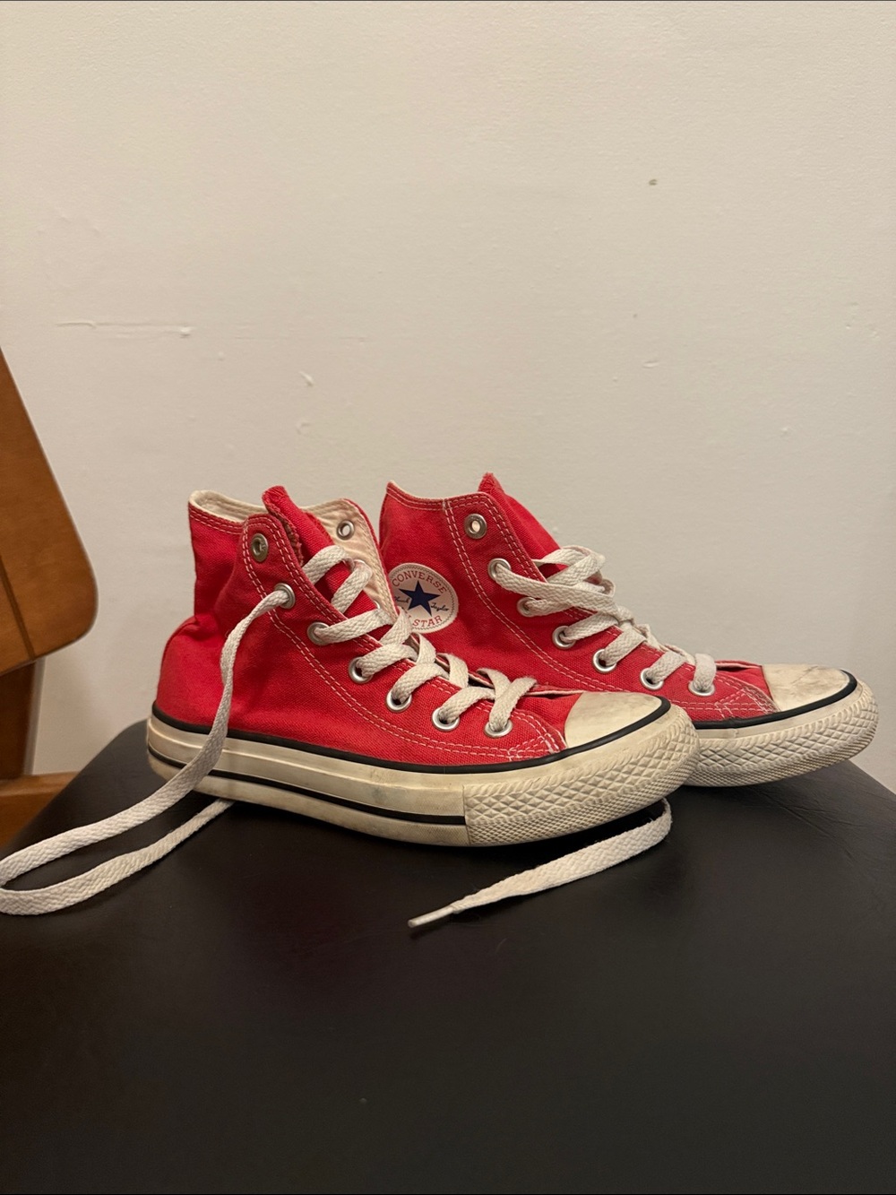 Converse Red High-Top All Star Sneakers
